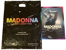 Livro de fotos do programa Madonna Sticky & Sweet Tour + sacola de compras 2008 - 2009 LEIA comprar usado  Enviando para Brazil