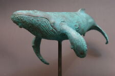 Bronzefigur buckelwal humpback gebraucht kaufen  Köln