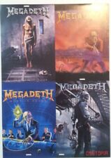 Megadeth sheet postcards for sale  WREXHAM