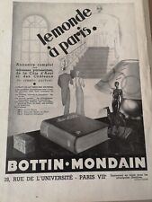 Advertising from 1931 d'occasion  Expédié en Belgium