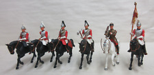 6 tromperos de portador estándar de los soldados de juguete británicos, socorristas a caballo, etc. segunda mano  Embacar hacia Argentina
