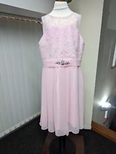 Pink flowergirl dress. for sale  HUNTINGDON