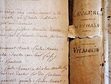 1770 manuscrit pages d'occasion  Morestel