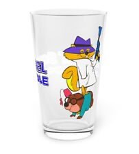 Secret Squirrel & Morocco Mole Pint Glass, 16oz - Hanna-Barbera 1960s desenho animado, usado comprar usado  Enviando para Brazil