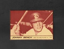 Usado, 1971 Milk Duds Johnny Bench -- Cincinnati Reds HOF ~~ Cartão raro!  Ótimo corte! comprar usado  Enviando para Brazil