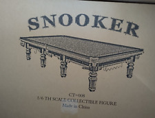 1/6 SNOOKER TABLE BILLIARDS FOR 12 INCH FIGURES BRAND + SPARE HANDS BRAND NEW for sale  Shipping to South Africa