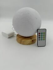 Abajur de mesa de cabeceira globo branco multicolorido pequena esfera e brilho e controle remoto comprar usado  Enviando para Brazil