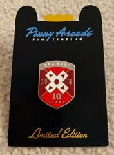 Pinny Arcade Pax East 2014 10 Anno Anniversario Edizione Limitata Le Scudi Pin na sprzedaż  Wysyłka do Poland