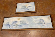 Dolphin painting wood for sale  Sheboygan Falls