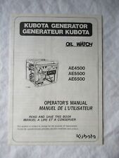 Kubota generator ae4500 for sale  Shipping to Ireland