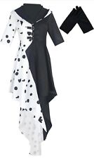 Used, Lovecos Women's Cruella Deville Costume with Gloves Full Set - Size XL for sale  Shipping to South Africa