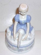 Music Box Porcelain Ballerina Musical Rotating Figurine Plays Swan Lake for sale  Shipping to United Kingdom