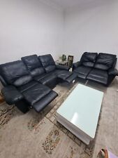 Seater sofa leather for sale  WALSALL