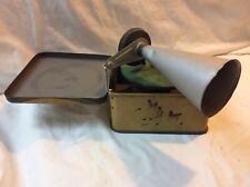 RAREST OF THE BING PIGMYPHONE GERMAN TIN KID'S WINDUP PHONOGRAPH  A MUST SEE, used for sale  Shipping to South Africa