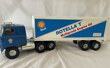 Reboque de trator de brinquedo de metal ERTL Shell Oil "ROTELLA T". Clássico vintage. RARO HTF. comprar usado  Enviando para Brazil