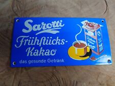 Sarotti emailleschild frühst� gebraucht kaufen  Mülheim