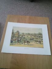 Vintage horseracing print for sale  BEXHILL-ON-SEA