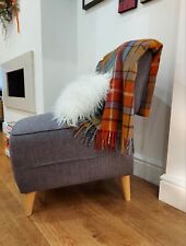 Oak grey armchair for sale  TWICKENHAM