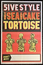 Usado, Cartaz promocional TORTOISE The Sea and Cake 5ive Style 1996 Tour 23x35 loja de discos comprar usado  Enviando para Brazil