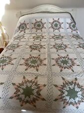 kingsize patchwork bedspread for sale  KEITH