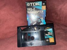 Usado, Adaptador de vídeo TDK VHS-C videocassete VHS-C para VHS VCR comprar usado  Enviando para Brazil