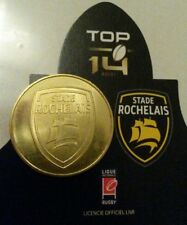 monnaie de paris rugby sport top 14 STADE ROCHELAIS LA ROCHELLE   pièce dorée  d'occasion  Vidauban
