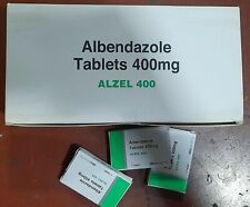 Albendezol 400mg comprimidos para problema de parasitas e vermes comprar usado  Enviando para Brazil