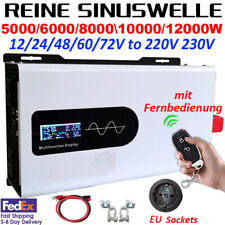 5000W ~ 12000W Max 12V 24V 48V 230V Reiner Sinus Spannungswandler Wechselrichter, usado comprar usado  Enviando para Brazil