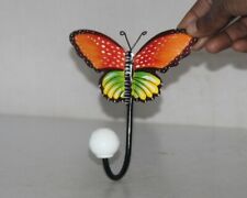 Hierro Colorido Mariposa Forma Mano Pintado Adorno Pared Gancho Paño Percha 9333 segunda mano  Embacar hacia Argentina