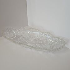 Used, American Brilliant Cut Glass Serving Dish Oblong 12.25" for sale  Shipping to South Africa