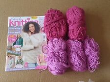 Joblot pink yarn for sale  OXFORD