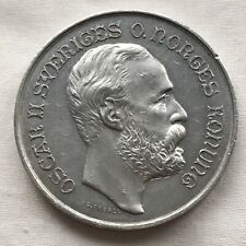 Medalla Conmemorativa Oscar II Siglo XIX 1891 (Alto Grado) Rara segunda mano  Embacar hacia Argentina