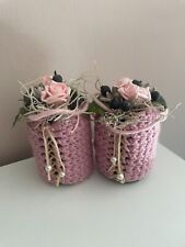 Trockenblumen kunstblumen rosa gebraucht kaufen  Neuenhaus