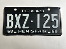 1968 texas license for sale  Poughkeepsie
