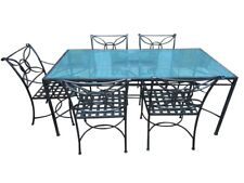 iron outdoor dining set for sale  Oakwood
