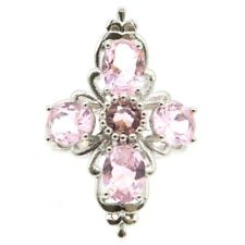 Beautiful Pink Kunzite Jewelry For Woman's Engagement Silver Ring 5.75 for sale  Shipping to South Africa