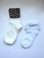 Frilly leopard sock for sale  LONDON