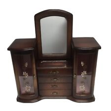 Powell 2 Door 2 Sided Necklace Closet 3 Drawer Removeable Mirrored Jewelry Box for sale  Shipping to South Africa