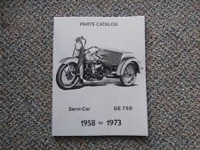 Parts book harley for sale  Center Rutland