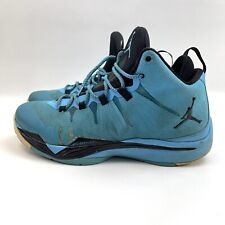 Usado, Zapatillas Nike Jordan Super Fly 2 Air Basketball Azul Agua Para Hombre Talla 11.5 segunda mano  Embacar hacia Argentina