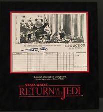 Star Wars Return of the Jedi Storyboard assinado por Robert Watts com Ewoks. comprar usado  Enviando para Brazil
