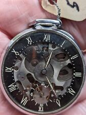 vintage skeleton pocket watch for sale  Beaverton