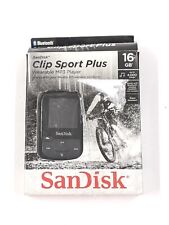 SanDisk Clip Sport Plus 16GB MP3 Player Black for sale  Shipping to South Africa