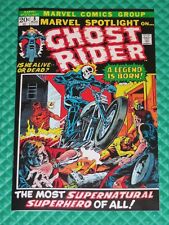 Cubierta de facsímil Marvel Spotlight #5 reimpresa de la primera aplicación original de Ghost Rider #1 segunda mano  Embacar hacia Argentina