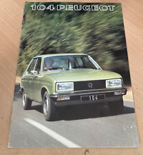 Peugeot 104 sales for sale  NOTTINGHAM