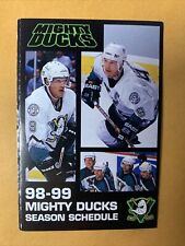 1998-99 NHL Anaheim Mighty Ducks mini cartão de programação de temporada Del Taco comprar usado  Enviando para Brazil