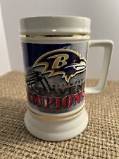 Caneca XXXV Super Bowl Baltimore Ravens Champions Stein/Grande comprar usado  Enviando para Brazil