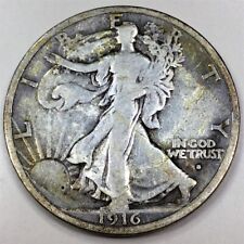 1916-S Walking Liberty Half Dollar Beautiful Coin Rare Date, used for sale  Studio City
