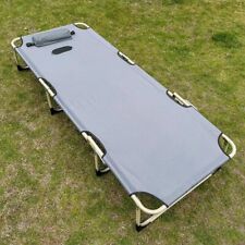 Folding Camping Cot for Adults Outdoor Lightweight Camping Bed with Eye mask for sale  Shipping to South Africa