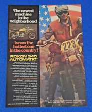 Rokon EE. UU. 340 1974 motocicleta automática impresión anuncio envío gratuito (lote S24+) segunda mano  Embacar hacia Argentina